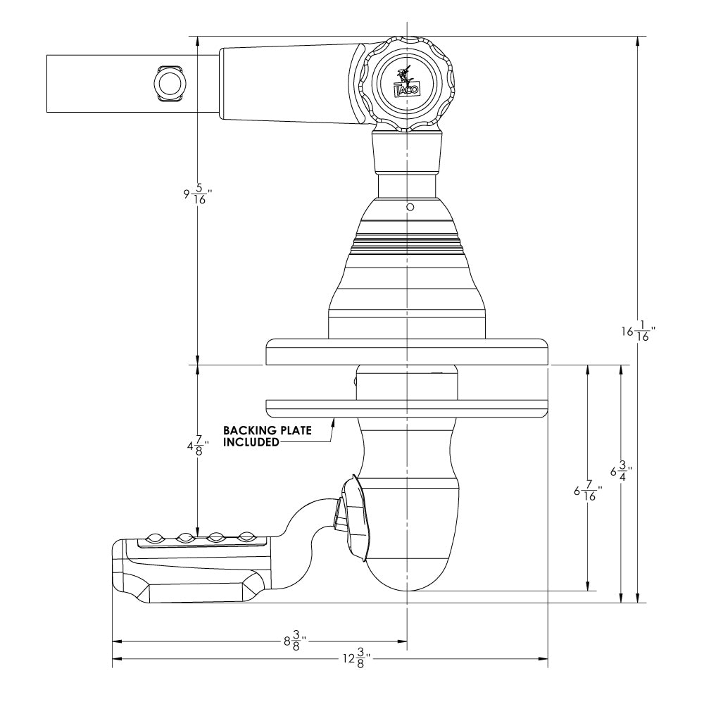Soporte superior para estabilizadores TACO Grand Slam 400 (par) [GS-400]