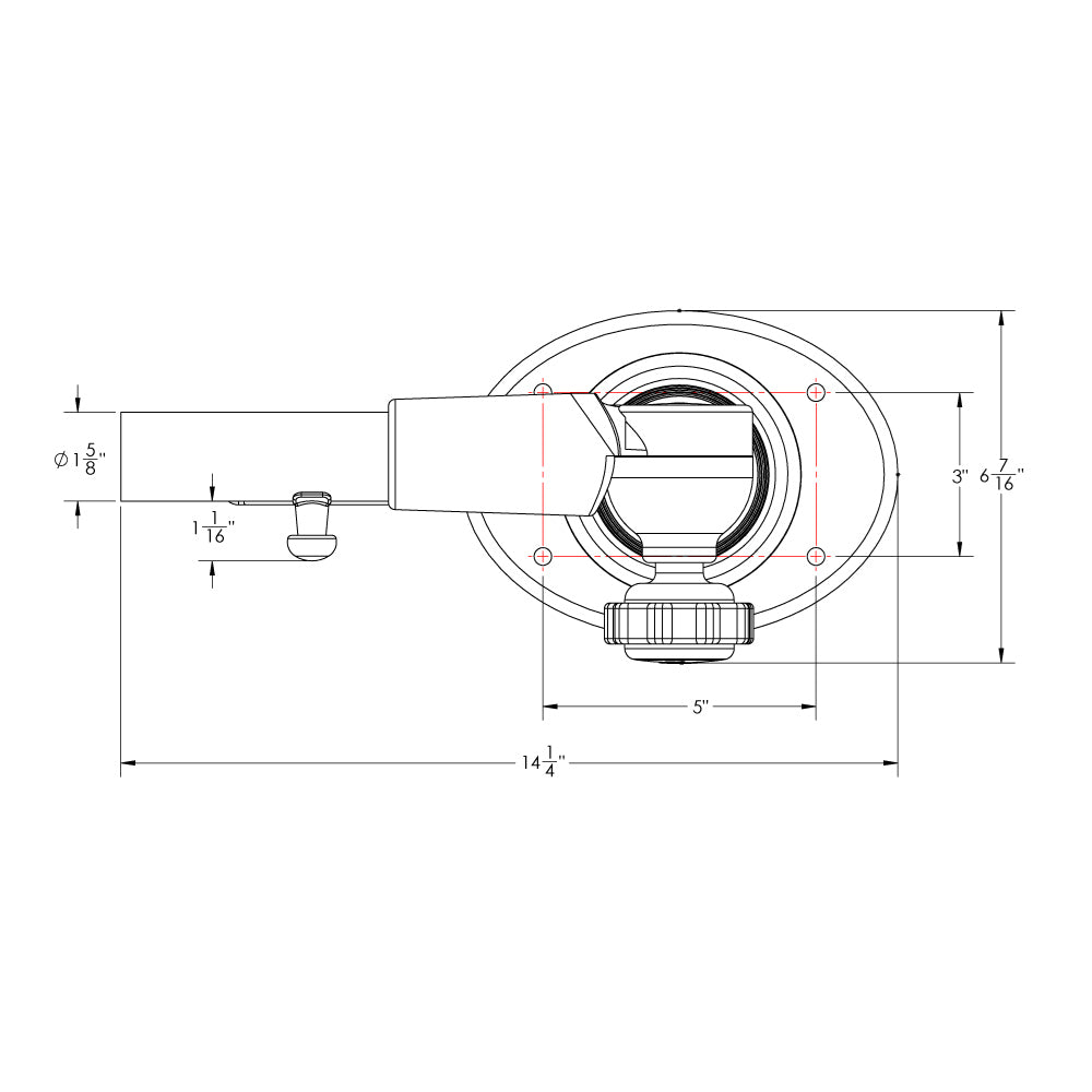 Soporte superior para estabilizadores TACO Grand Slam 400 (par) [GS-400]
