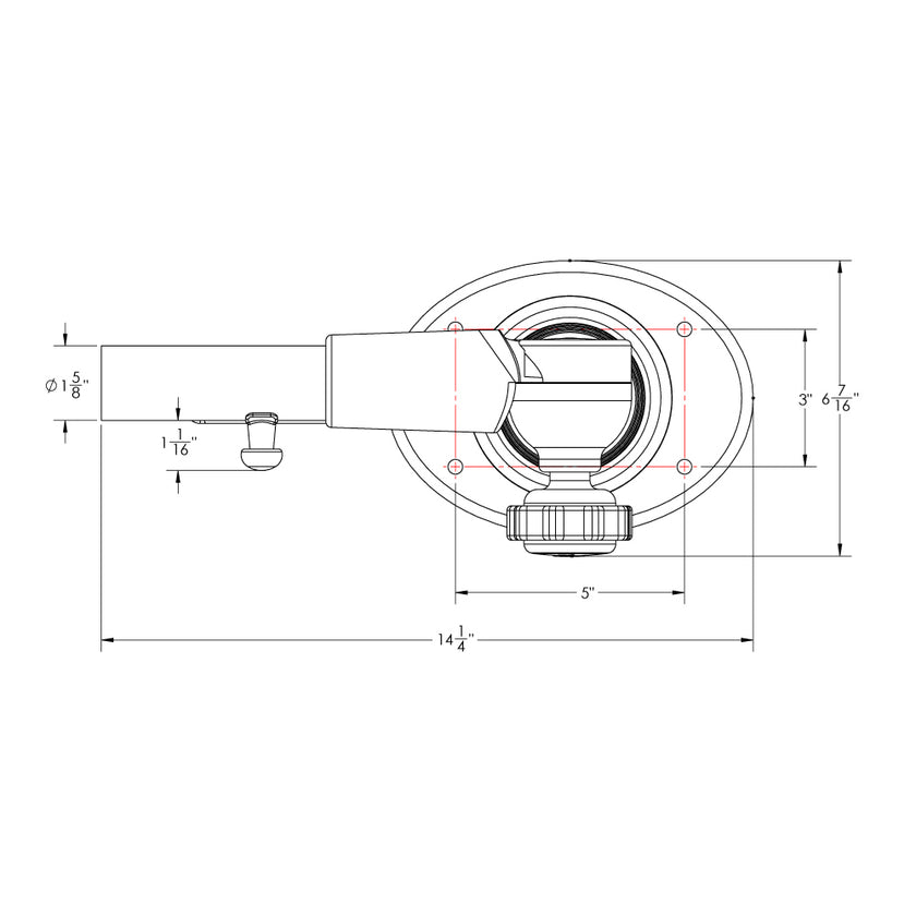 Soporte superior para estabilizadores TACO Grand Slam 400 (par) [GS-400]