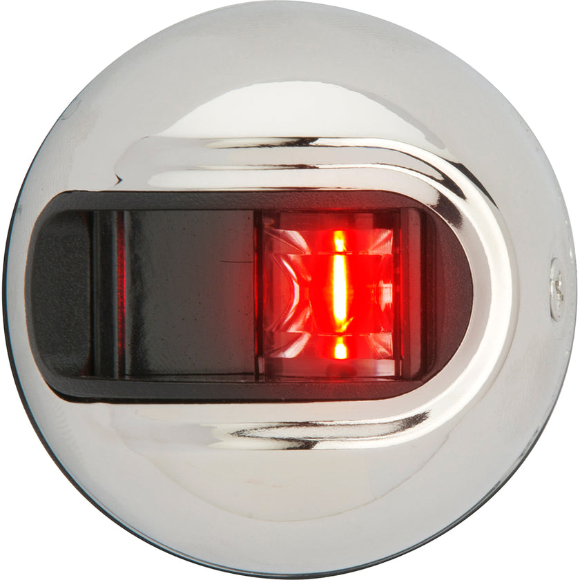 Luz de navegación vertical Attwood LightArmor de montaje en superficie - Babor (roja) - Acero inoxidable - 2 millas náuticas [NV3012SSR-7]