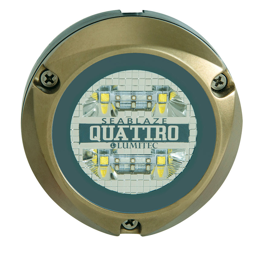 Luz subacuática de montaje en superficie Lumitec Zambezi Quattro - Espectro RGBW [101460]