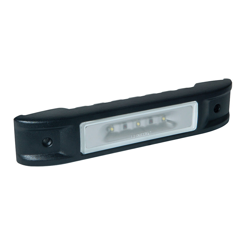 Luz LED para sala de máquinas Lumitec Ibiza - Blanco sin atenuación - Acabado negro [101532]