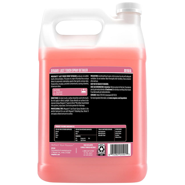 Meguiars Detailer Last Touch Spray Detailer - 1 galón [D15501]