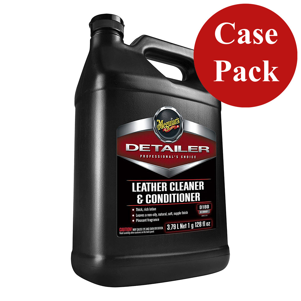 Acondicionador y limpiador de cuero Meguiar's Detailer - 1 galón *Caja de 4* [D18001CASE]