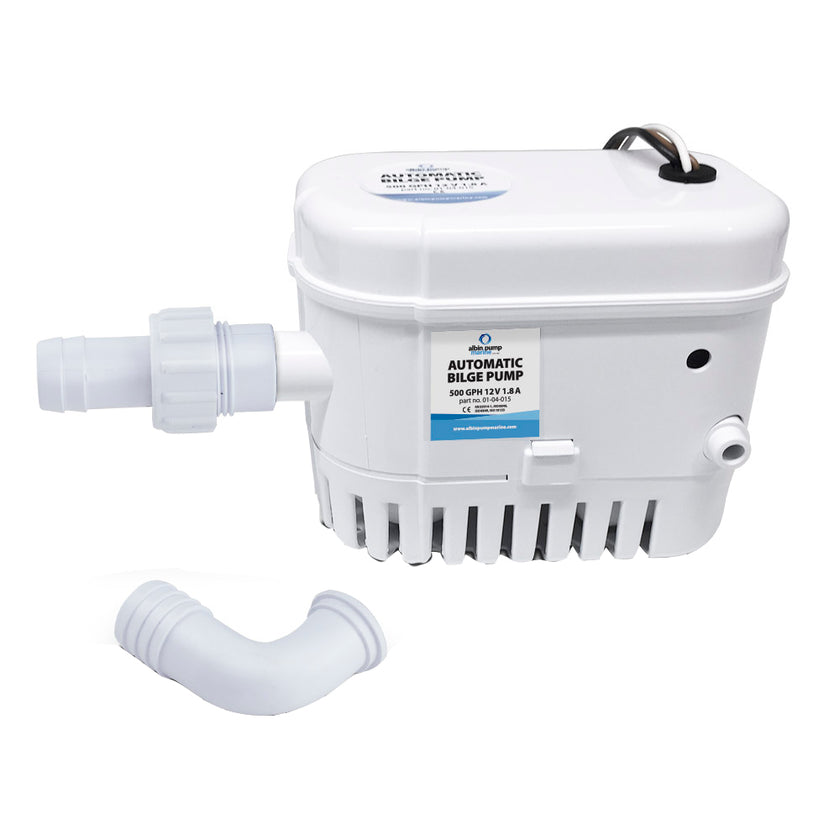 Bomba de achique automática Albin Group de 500 GPH y 12 V [01-04-015]