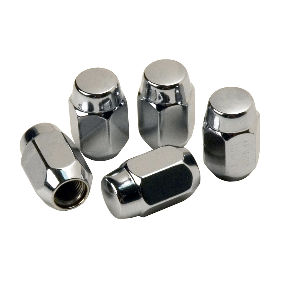 Tuercas de rueda de bellota cromadas CE Smith - 1/2
