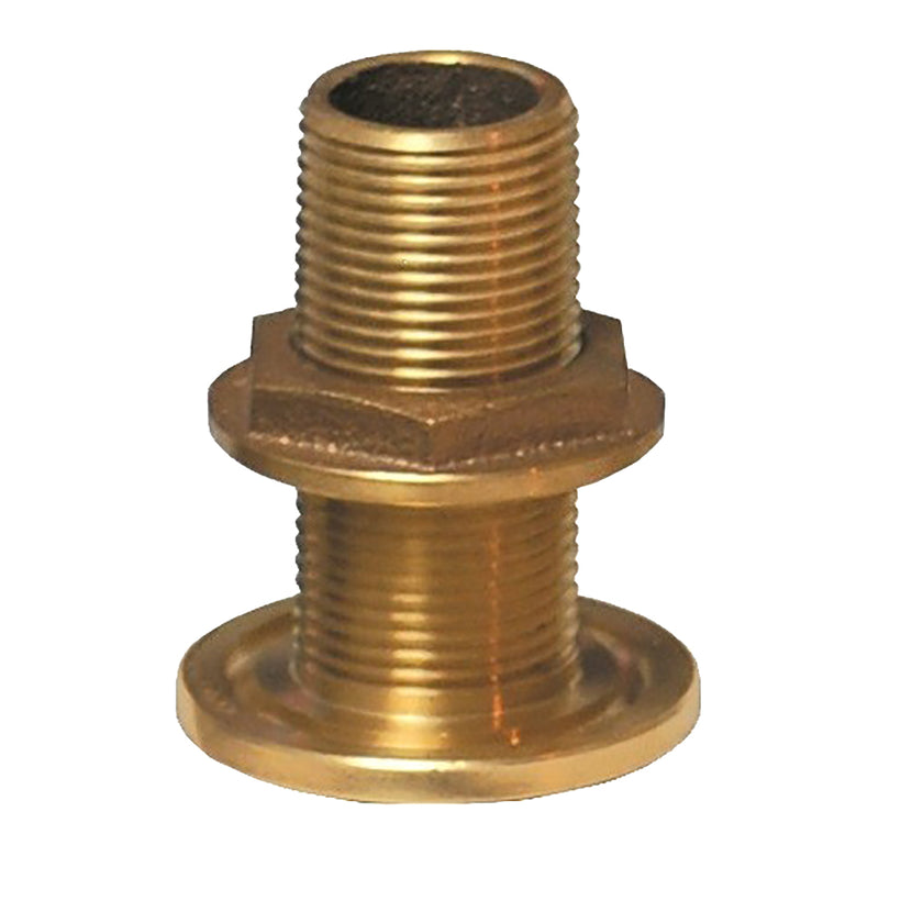 Accesorio pasacascos combinado de bronce GROCO de 1-1/2