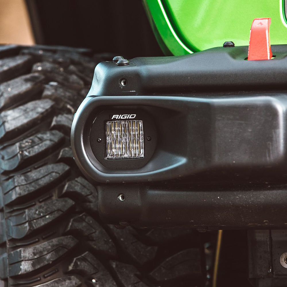 RIGID Industries 2018 Jeep Wrangler JL Montaje antiniebla para dos luces de la serie D [41660]