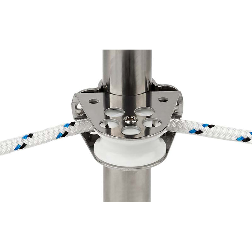 Schaefer Clamp-On Furling Line Stanchion Lead Block - 1