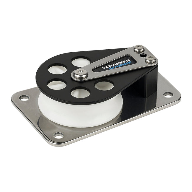 Polea de base plana/mejilla de aluminio/Delrin de la serie 7 de Schaefer [704-11]