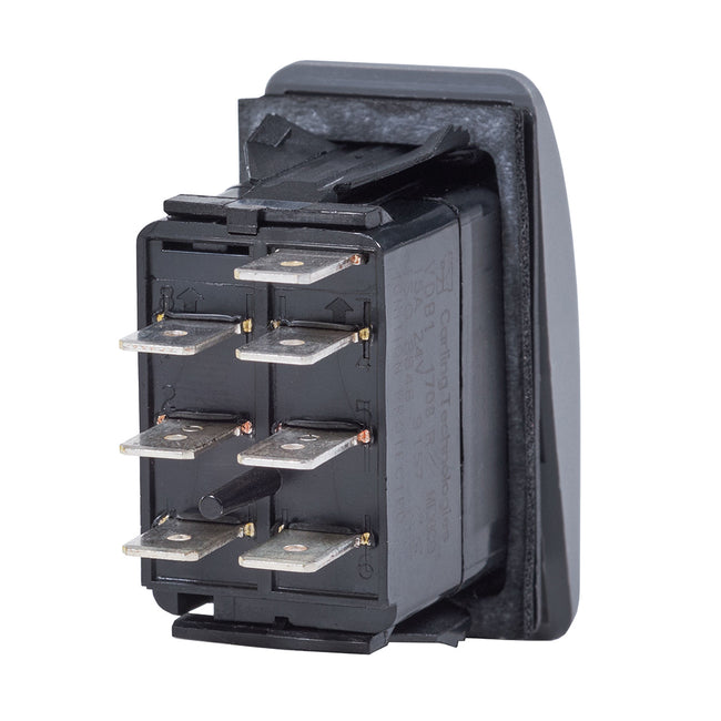 Interruptor Blue Sea Contura DPDT negro - ON-ON [8300]