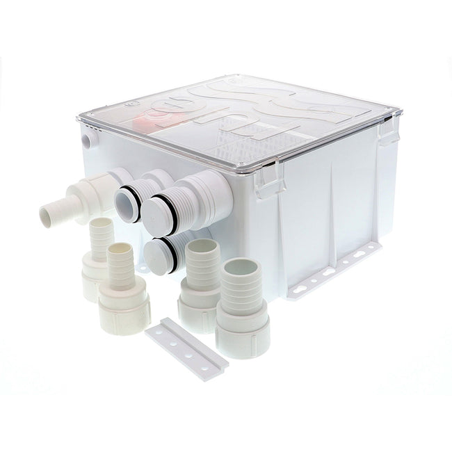 Caja de drenaje para ducha Rule con bomba de 800 GPH - 24 V [98B-24]