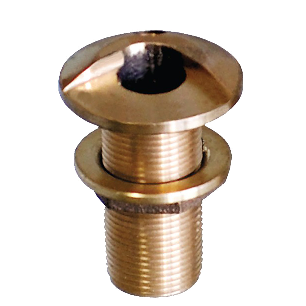 Accesorio pasacascos de alta velocidad de bronce GROCO de 1-1/2