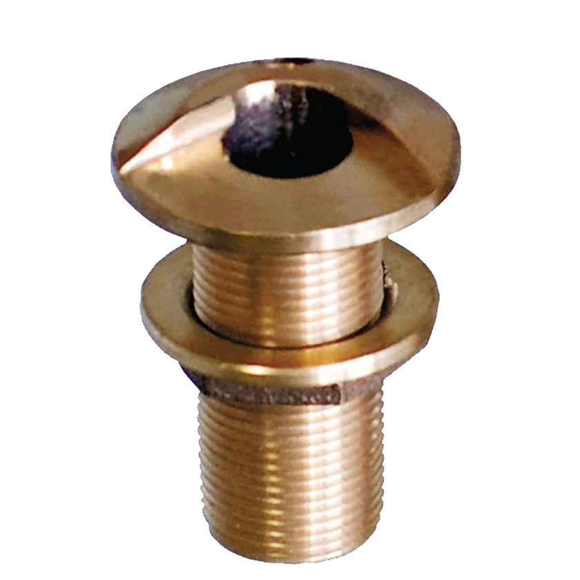 Accesorio pasacascos de alta velocidad de bronce GROCO de 1-1/2