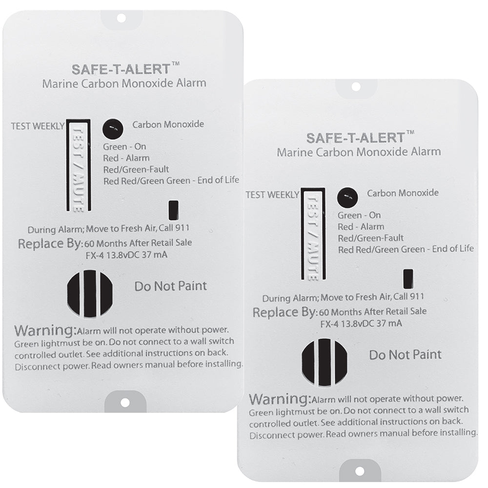 Detector de monóxido de carbono Safe-T-Alert FX-4 (paquete de 2) [FX-4MARINE2-PACK]
