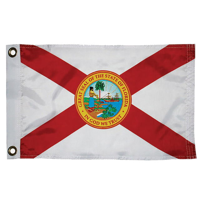Bandera de nailon de Florida, hecha a medida, de 30 x 45 cm [93096]