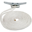 Línea de muelle de nailon trenzado doble Sea-Dog - 1,6 cm x 127 mm - Blanco [302116050WH-1]