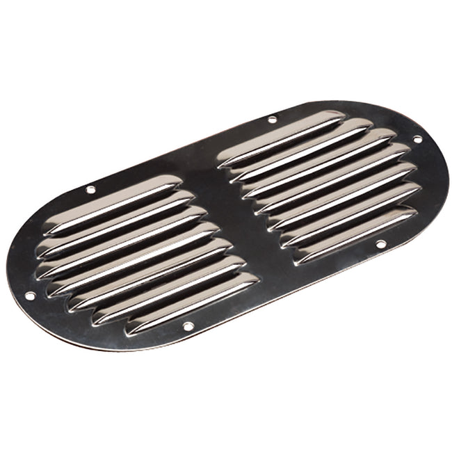 Ventilación de rejilla de acero inoxidable Sea-Dog - Ovalada - 23,5 x 11,5 cm [331405-1]