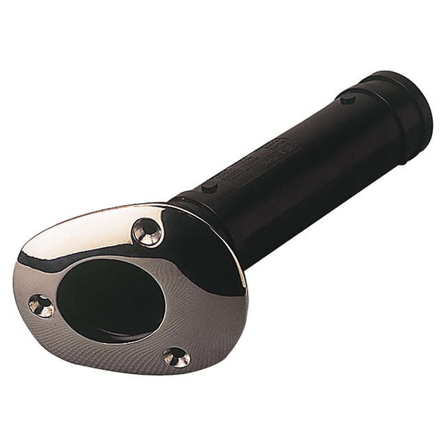 Portacañas empotrado Sea-Dog con tapa de acero inoxidable [325168-1]