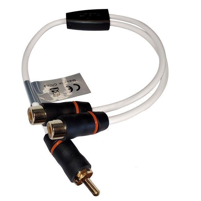 Divisor de cable RCA Fusion - 1 macho a 2 hembras - 1 [010-12896-00]