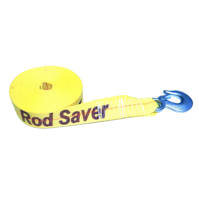 Correa de repuesto para cabrestante Rod Saver de alta resistencia, amarilla, 2