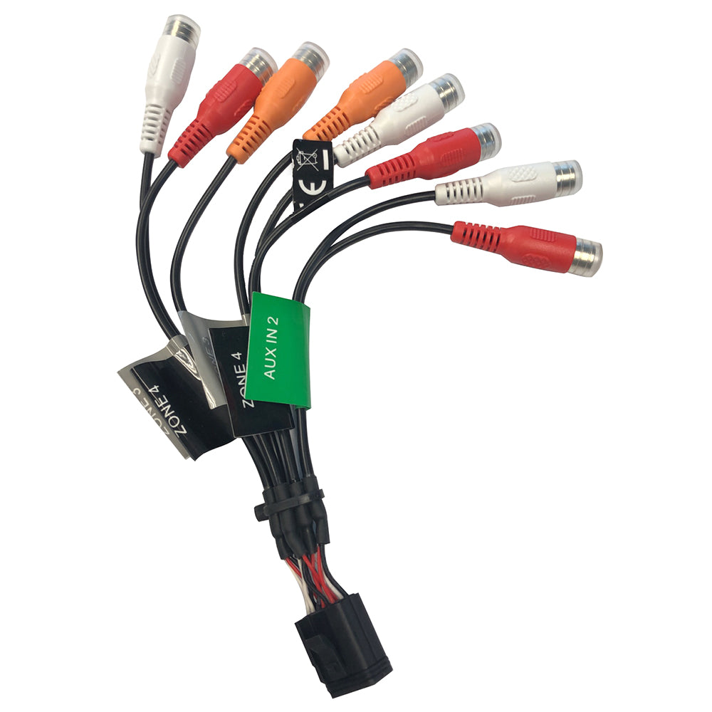 Arnés de cables Fusion para estéreo MS-RA770 - Zona 3 4 (Puerto E-RCA) [010-12812-02]