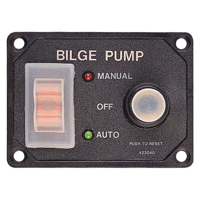 Panel de bomba de achique Sea-Dog Splash Guard con circuito [423046-1]