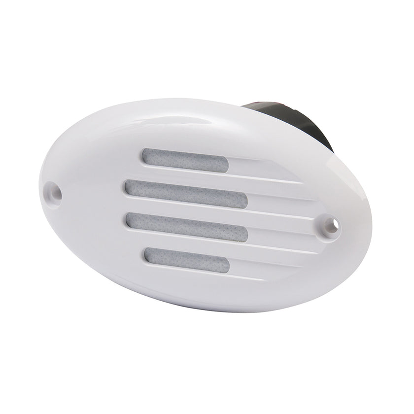 Bocina electrónica Marinco de 12 V con rejilla blanca [10082]