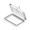 Escotilla marina rectangular Sea-Dog con triple cierre - 25,4 cm x 35,5 cm - Blanca [336520-3]