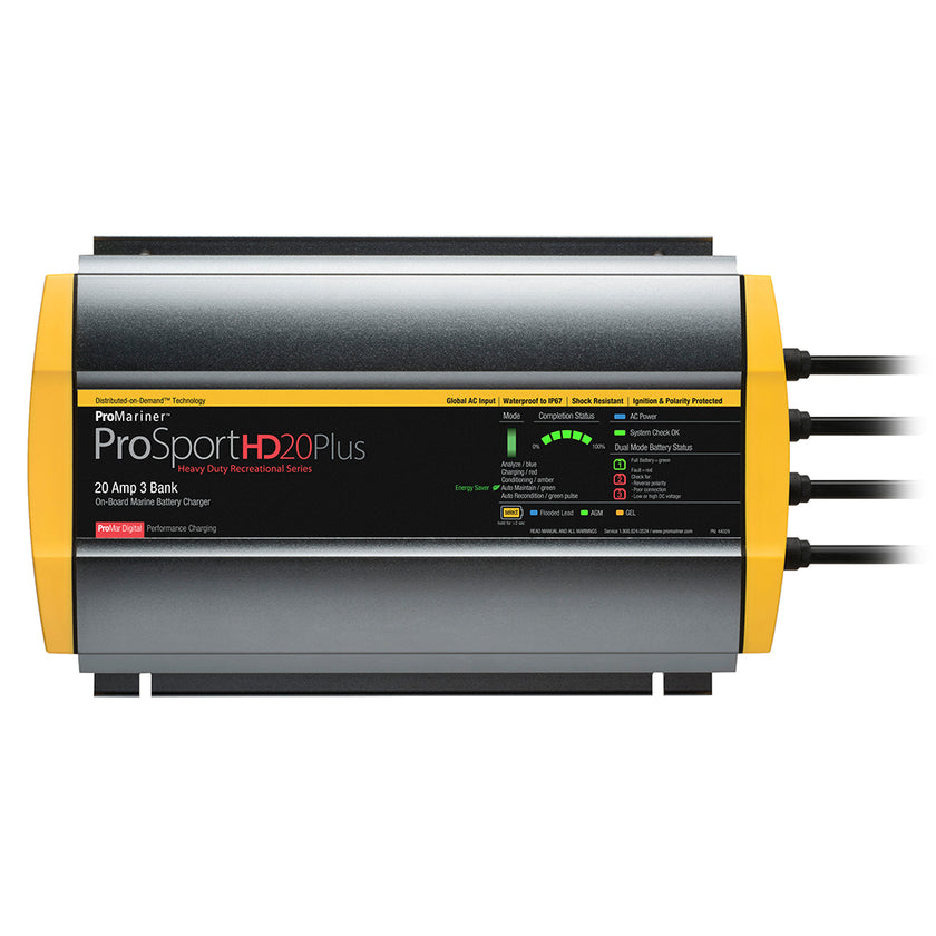 Cargador de batería ProMariner ProSportHD 20 Plus Global Gen 4 - 20 A - 3 bancos [44029]