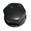 Tuerca central sintética Schmitt Marine negra con base M12 de 1/2