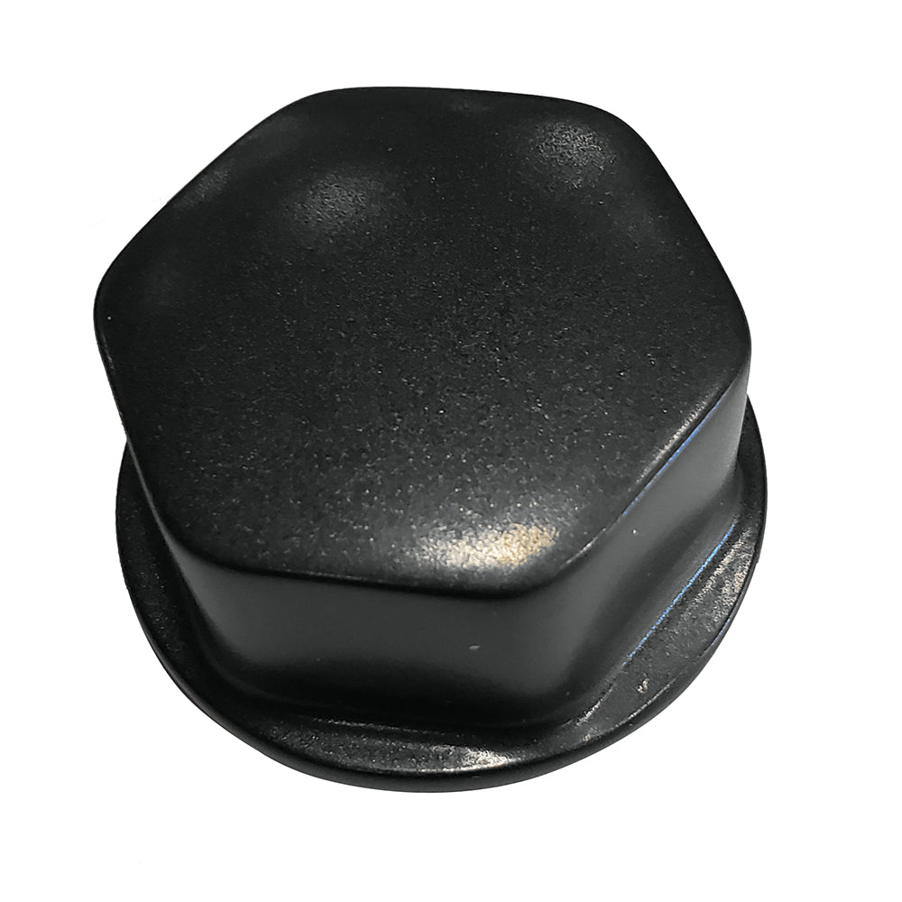 Tuerca central sintética Schmitt Marine negra con base M12 de 1/2
