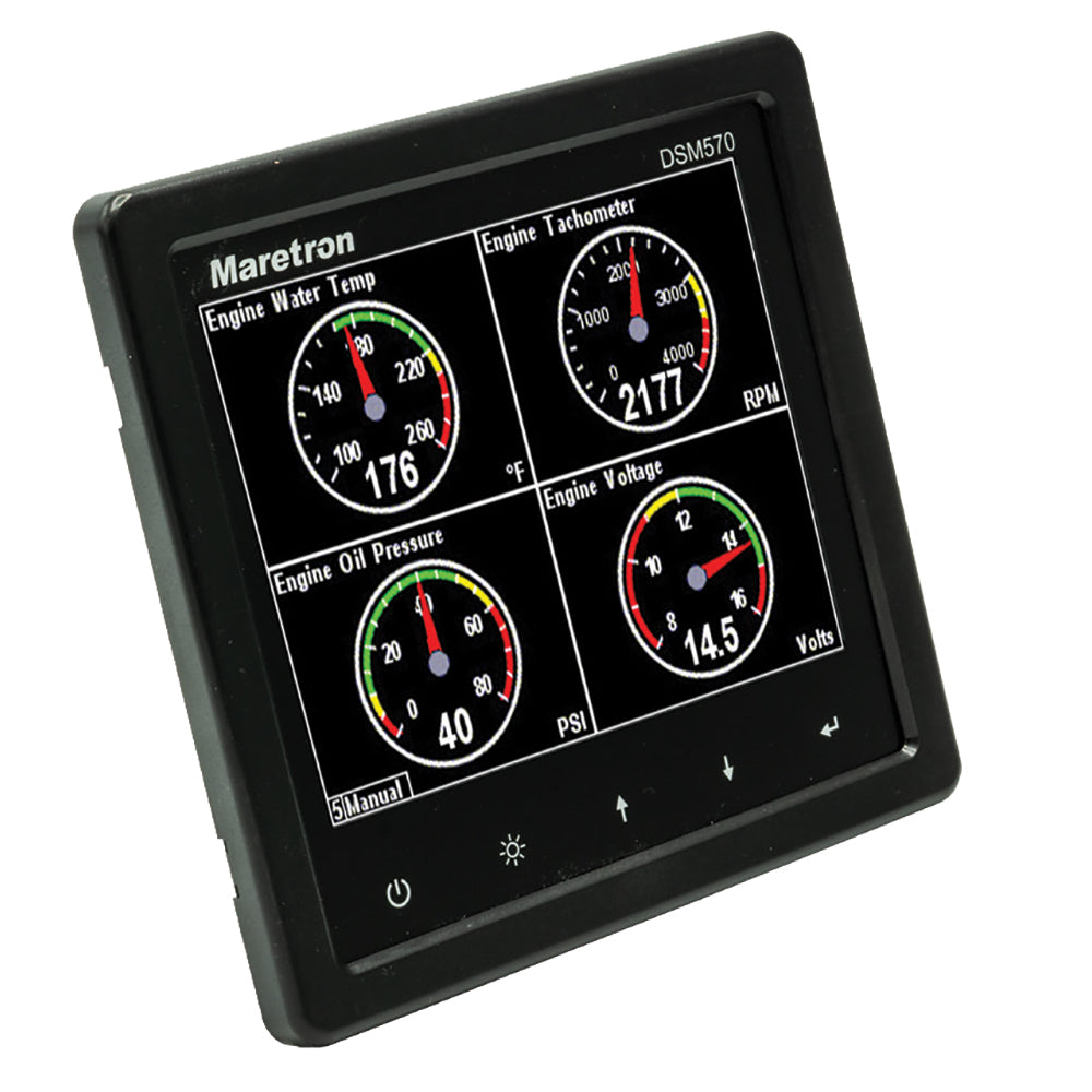 Pantalla a color de alta resolución Maretron DSM570 de 5,7