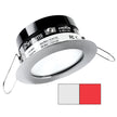 i2Systems Apeiron PRO A503 - Lámpara de 3 W con resorte - Redonda - Blanco frío rojo - Acabado en níquel cepillado [A503-41AAG-H]