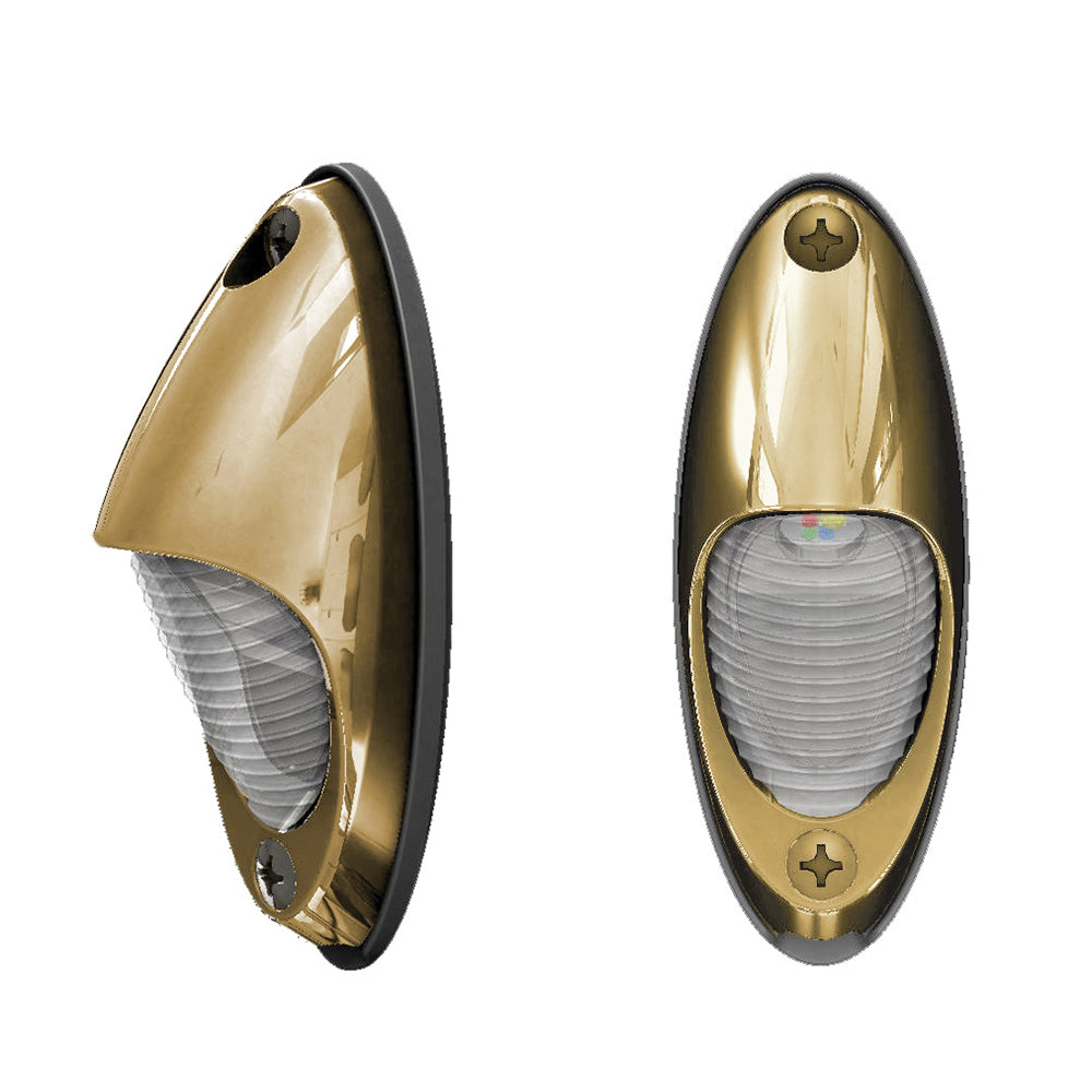 Lámpara de apilamiento Lumitec Nautilus - Blanco cálido - Carcasa de bronce [101634]