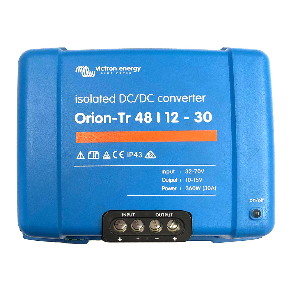Convertidor CC-CC Victron Orion-TR - 48 VCC a 12 VCC - 30 A, aislado [ORI481240110]