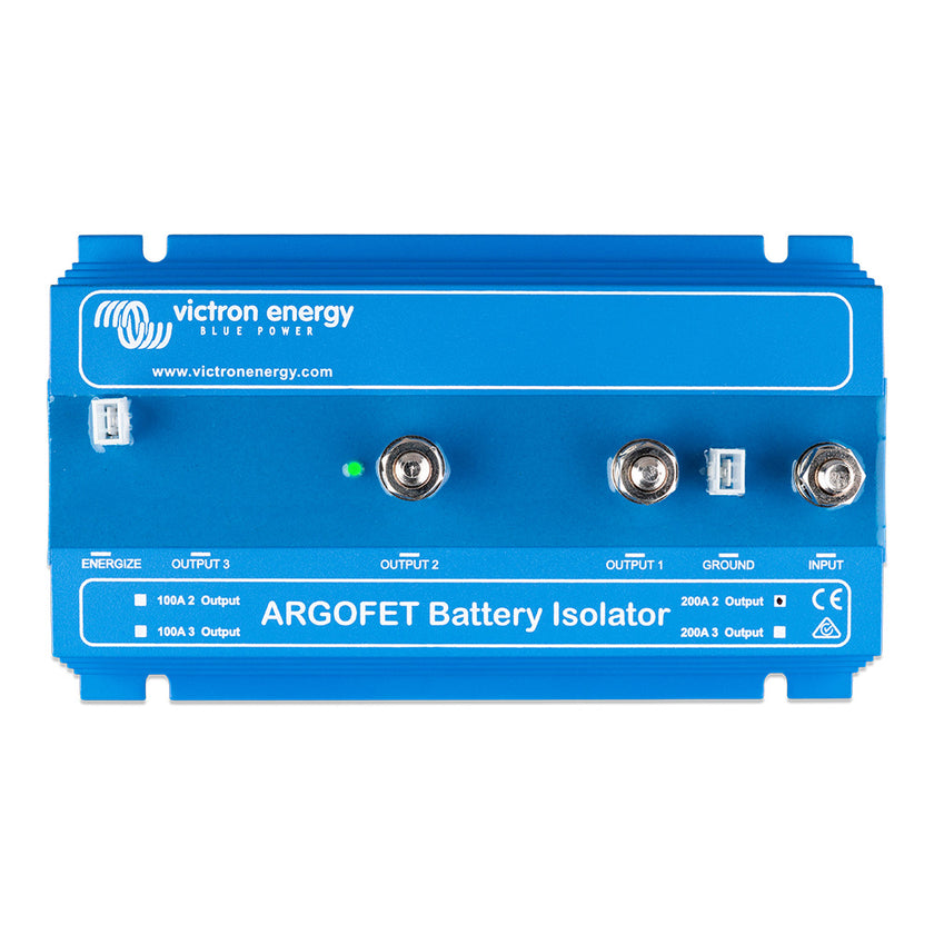 Aislador de batería Victron ArgoFET 200-2 - 200 A - 1 alternador, 2 baterías [ARG200201020R]