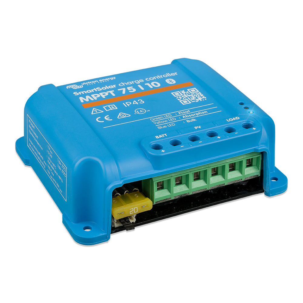 Controlador de carga solar Victron SmartSolar MPPT - 75 V - 10 A - Aprobado por UL [SCC075010060R]