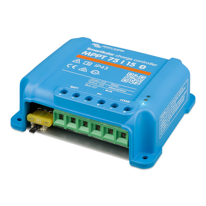 Controlador de carga solar Victron SmartSolar MPPT - 75 V - 15 A - Aprobado por UL [SCC075015060R]
