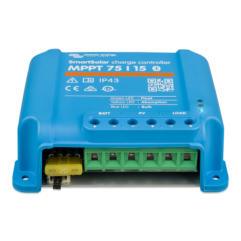 Controlador de carga solar Victron SmartSolar MPPT - 75 V - 15 A - Aprobado por UL [SCC075015060R]
