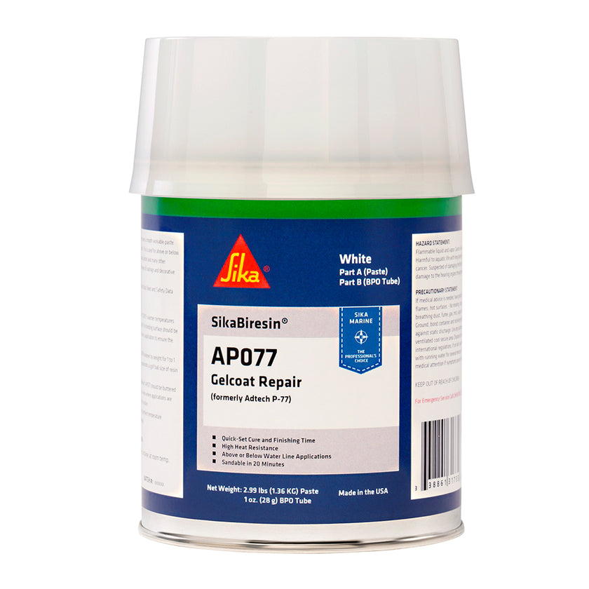 Crema endurecedora Sika SikaBiresin AP077 + BPO - Blanca - Cuarto de galón [611547]