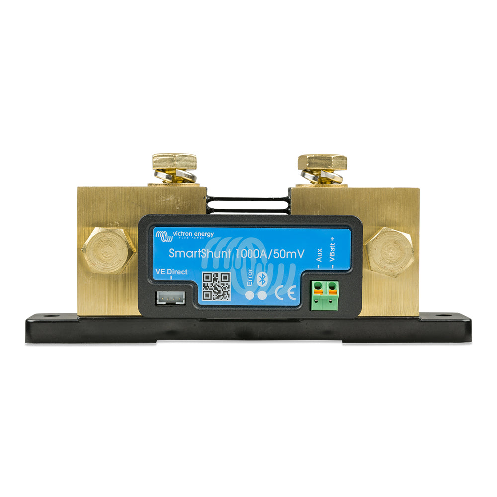Derivador de batería inteligente Victron SmartShunt de 1000 A/50 MV con Bluetooth [SHU050210050]