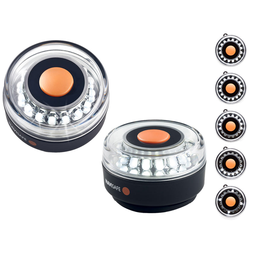 Navisafe Navilight All-White 5 modos 360 2NM con base magnética [001-1]