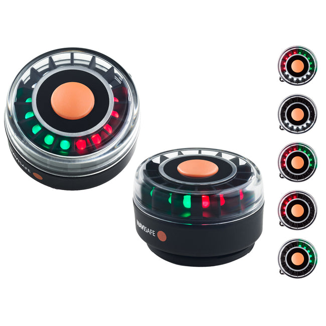 Luz portátil Navisafe Navilight tricolor de 2 NM con base magnética [305-1]