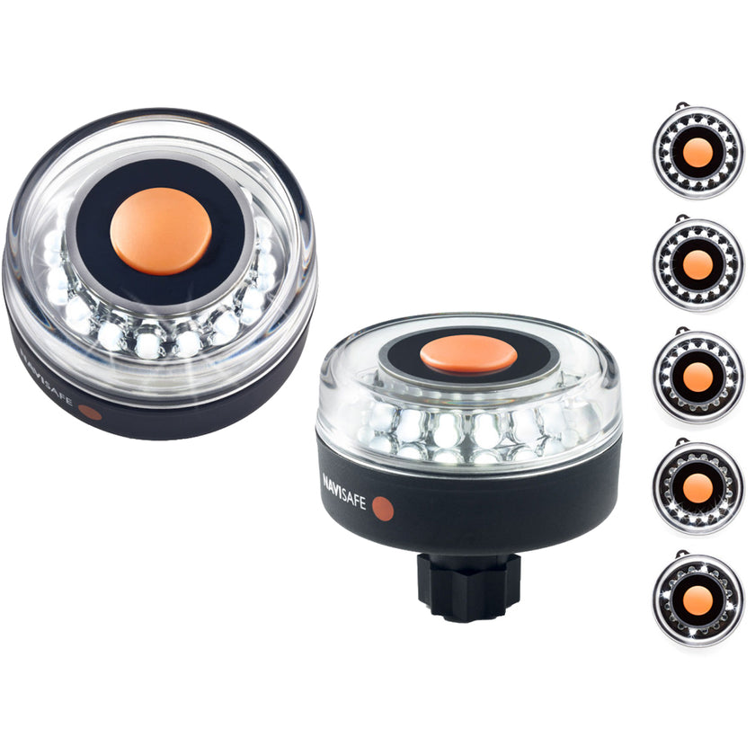 Navisafe Navilight All-White 5 modos 360 2NM con base RAILBLAZA [055-1]