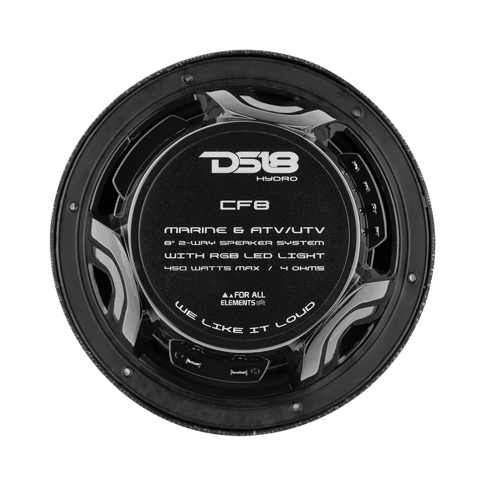 Altavoces marinos DS18 HYDRO de 8