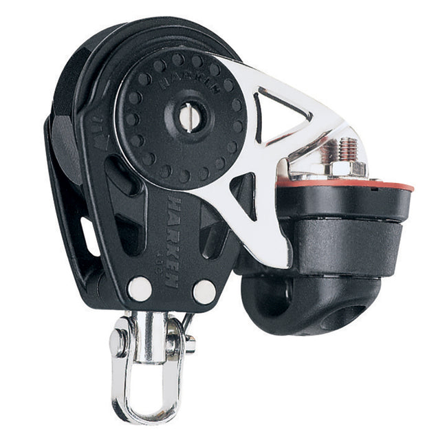 Bloque de trinquete simple Harken Carbo de 40 mm con mordaza de leva y enganche giratorio [2610]