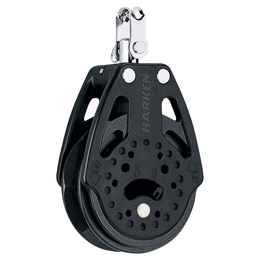 Bloque de trinquete simple Harken Carbo de 57 mm con eslabón giratorio [2135]