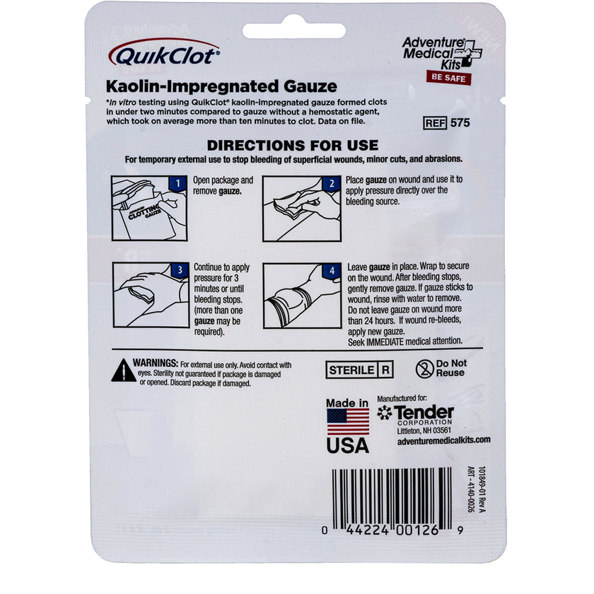 QuikClot Advanced Clotting Gauze - 3