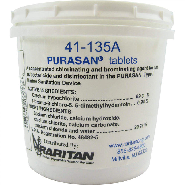 Tabletas de repuesto Raritan PURASAN EX *1 envase de 6 tabletas [41-135A]